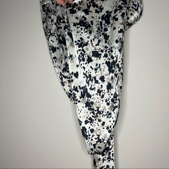 525 America Silk Patterned Jumpsuit Size Large L - Picture 8 of 12